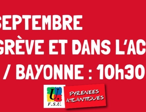 LE 18 SEPTEMBRE, EN GRÈVE ET DANS LA RUE