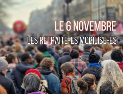 CONTRE L’AUSTERITE BUDGETAIRE, LES RETRAITE.ES MOBILISE.ES LE 6 NOVEMBRE