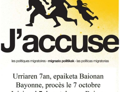 LA SOLIDARITÉ N’EST PAS UN CRIME: RDV LE 7 OCTOBRE AU TRIBUNAL DE BAYONNE