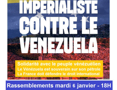 Soutien au peuple vénézuélien: RASSEMBLEMENTS MARDI 06/01/2026 à 18H