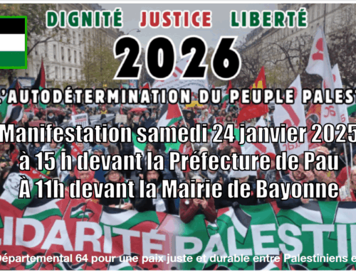 PALESTINE 24 JANVIER 2026
