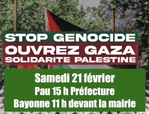 STOP GÉNOCIDE, OUVREZ GAZA